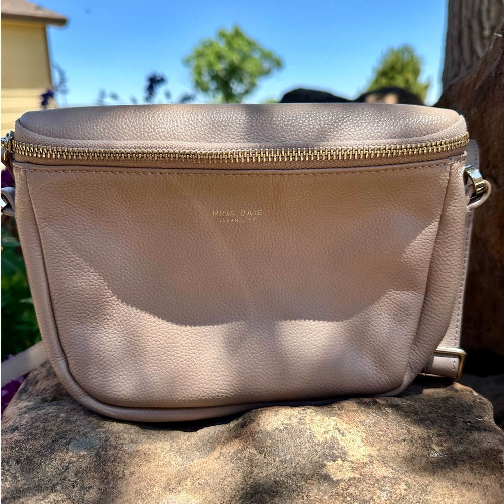 Mina Baie Fanny Crossbody 1.0 Blush Leather